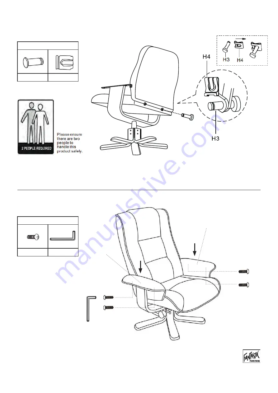 fantastic furniture TATE Скачать руководство пользователя страница 6