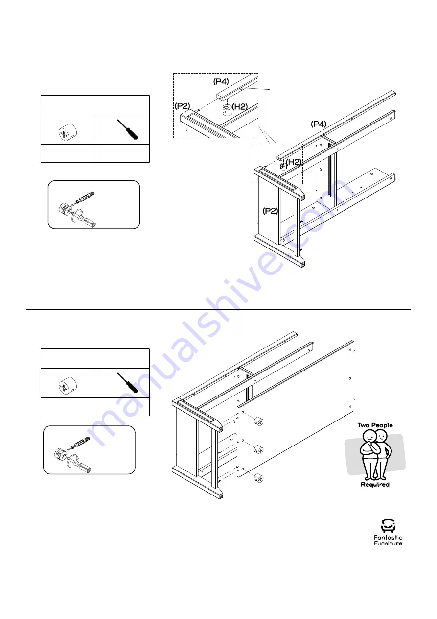 fantastic furniture Toronto Hall Table 2 Drawer Скачать руководство пользователя страница 9