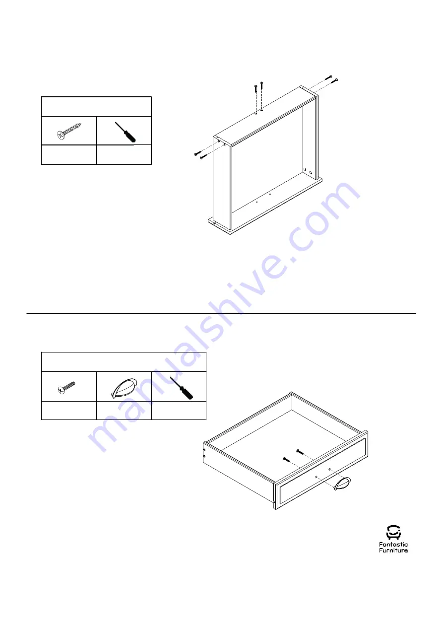 fantastic furniture Toronto Hall Table 2 Drawer Скачать руководство пользователя страница 14