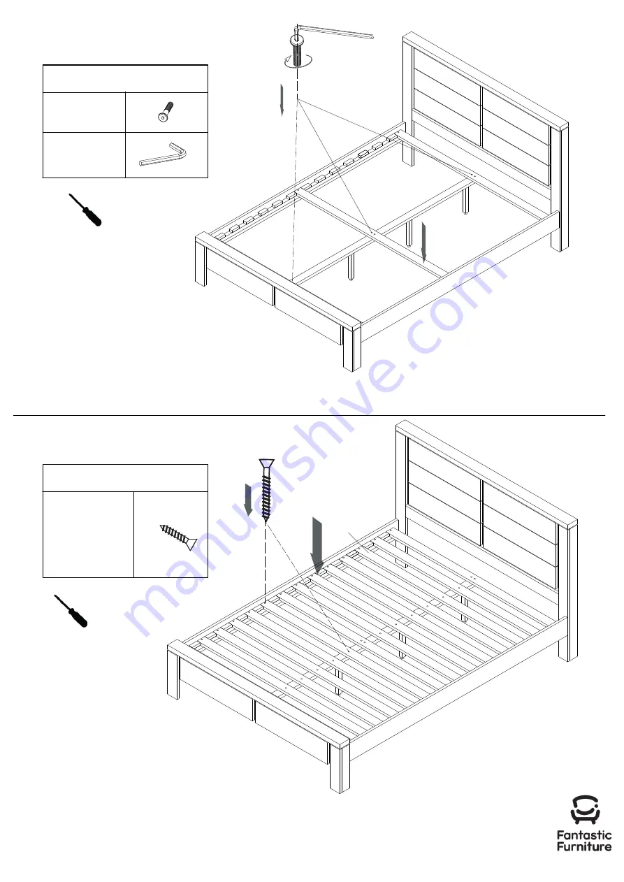 fantastic furniture TORONTO King Bed Manual Download Page 6