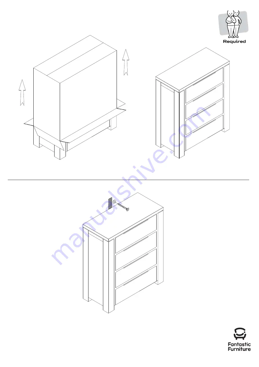 fantastic furniture Toronto Tallboy Manual Download Page 6