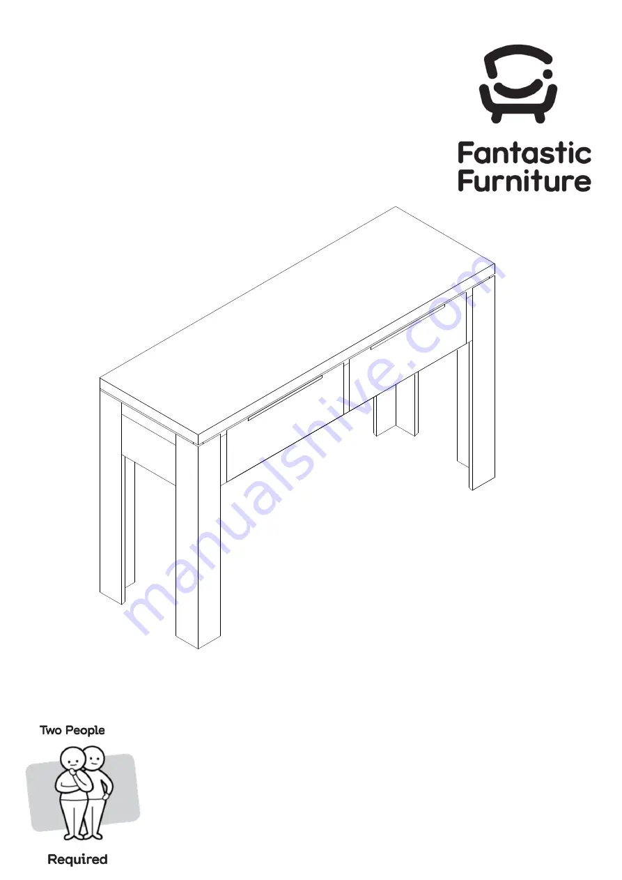 fantastic furniture TORONTO Quick Start Manual Download Page 1