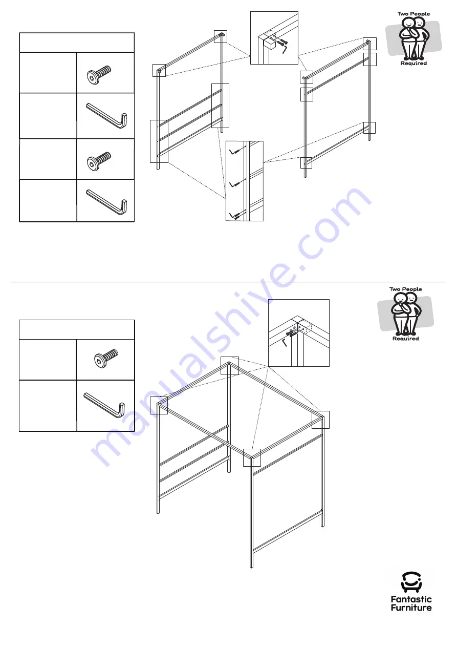 fantastic furniture Toulon Double Скачать руководство пользователя страница 5