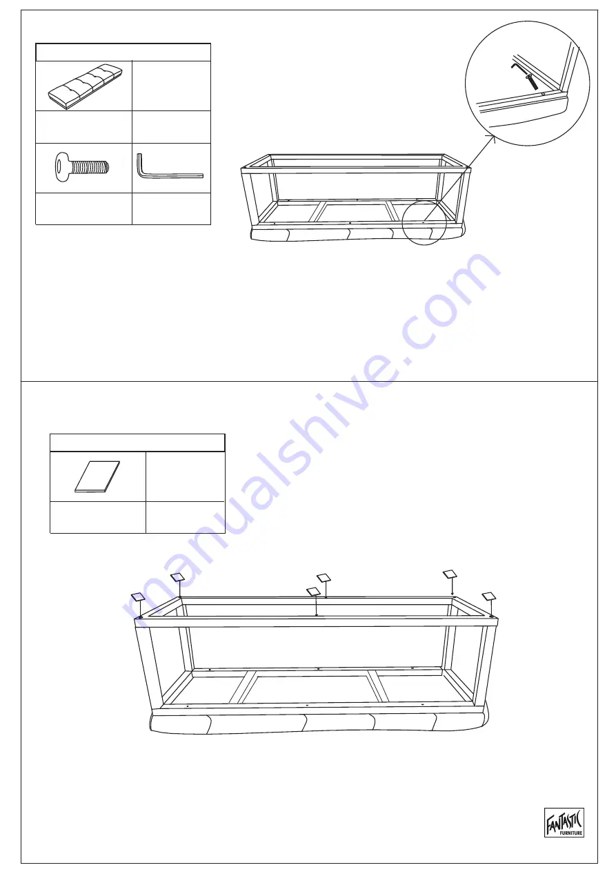 fantastic furniture TRUELOVE OTTOMAN RECTANGLE Скачать руководство пользователя страница 6