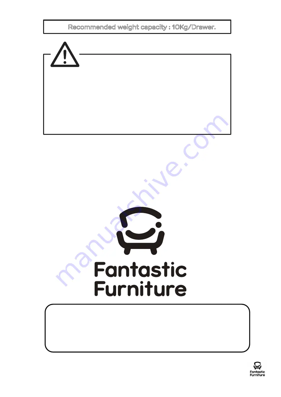 fantastic furniture Twilight Manual Download Page 2