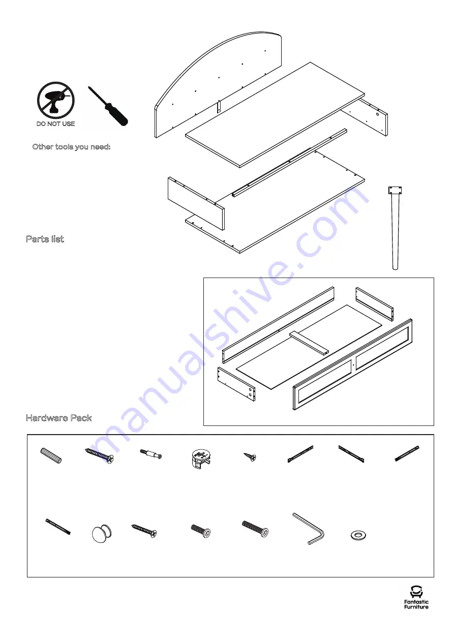 fantastic furniture Twilight Manual Download Page 4