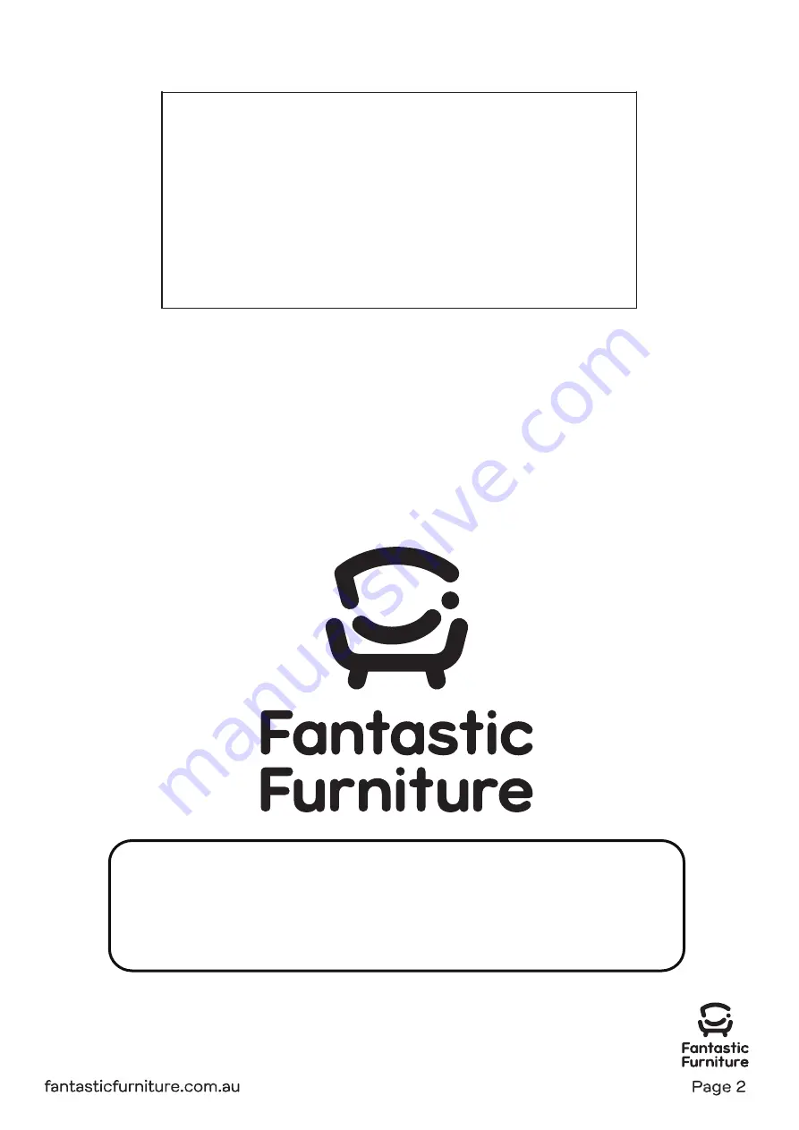 fantastic furniture VENTURA Manual Download Page 2