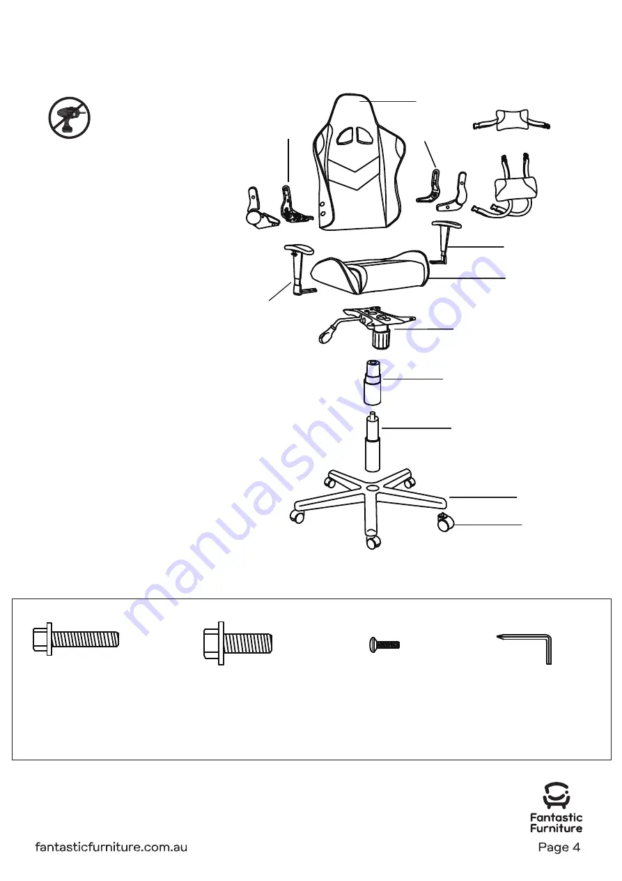 fantastic furniture VENTURA Manual Download Page 4