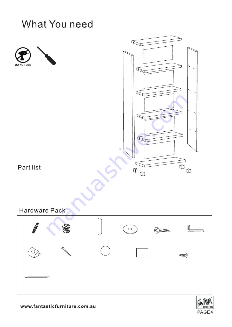 fantastic furniture VERONA Скачать руководство пользователя страница 4