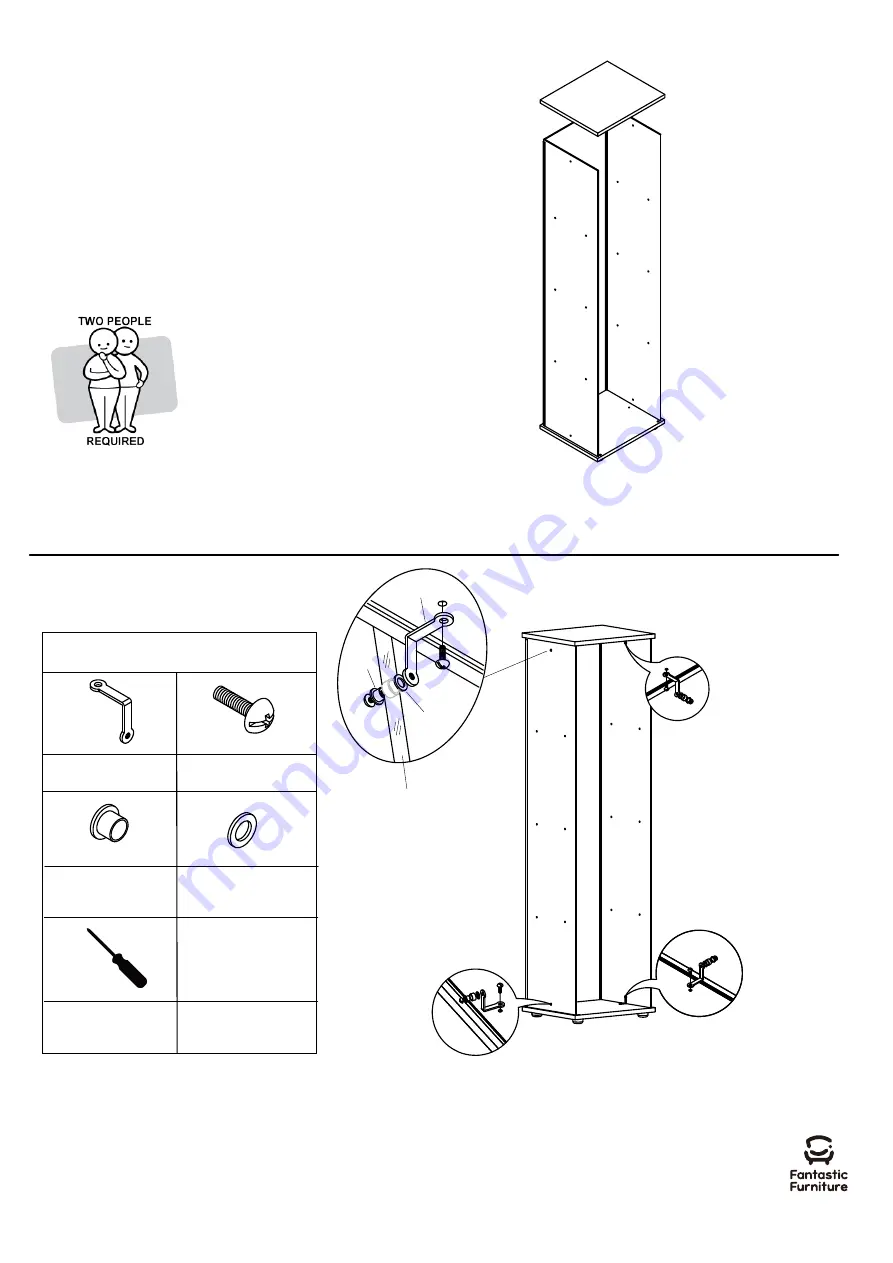 fantastic furniture Vision Display Cabinet MK2 Скачать руководство пользователя страница 8