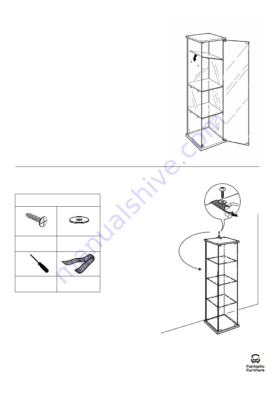 fantastic furniture Vision Display Cabinet MK2 Скачать руководство пользователя страница 11