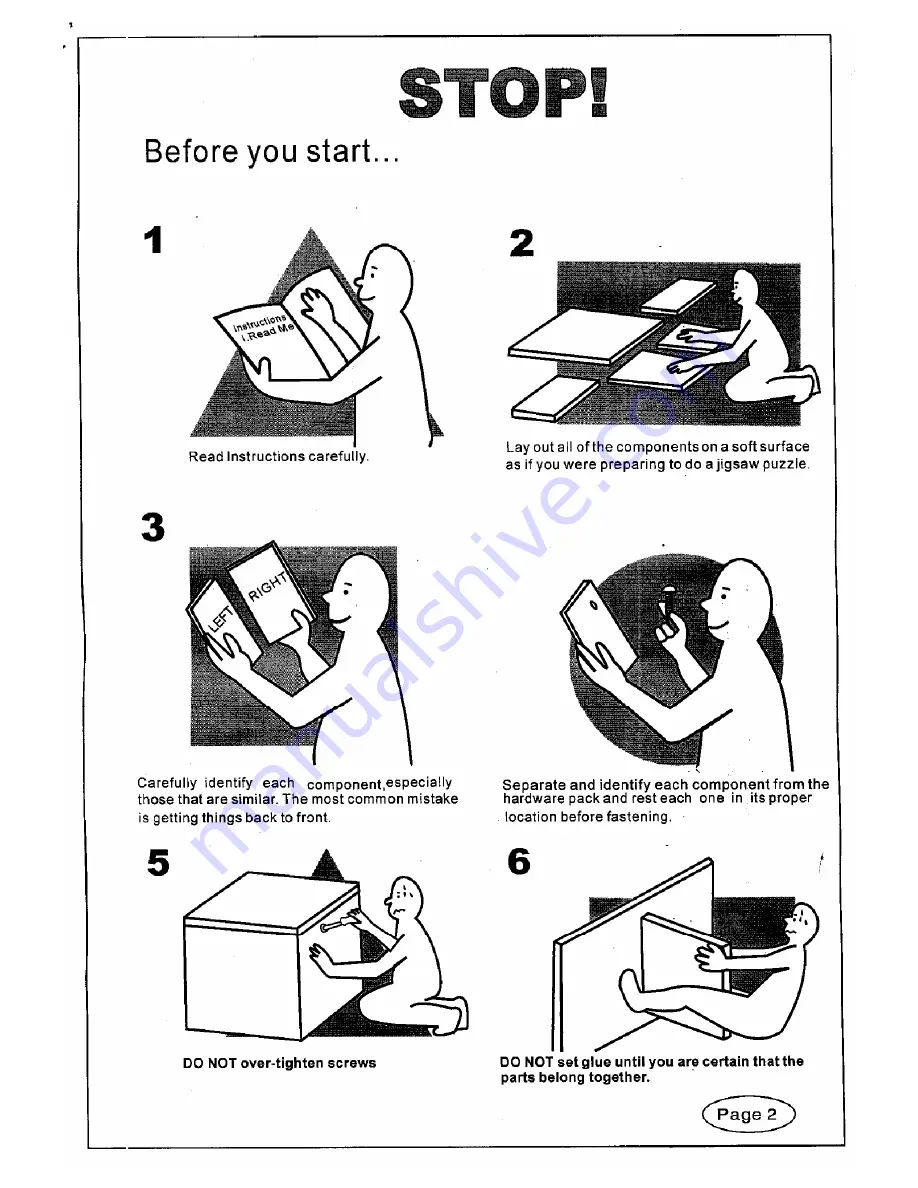 fantastic furniture VOGUE Assembly Instructions Manual Download Page 8