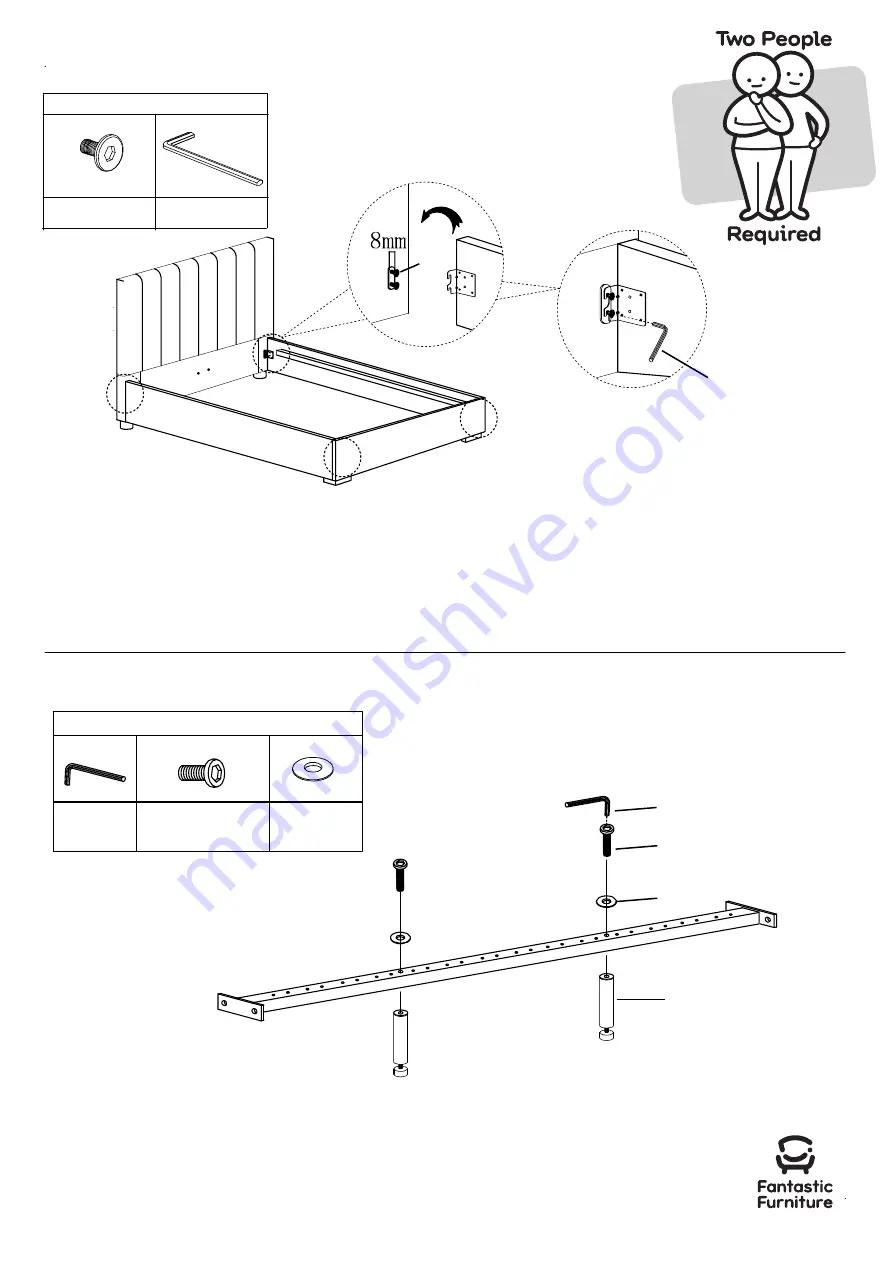 fantastic furniture Waterfall Manual Download Page 6