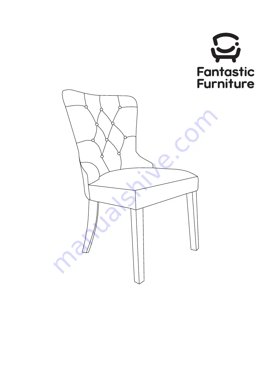 fantastic furniture WINDSOR Chair 1 STR Скачать руководство пользователя страница 1