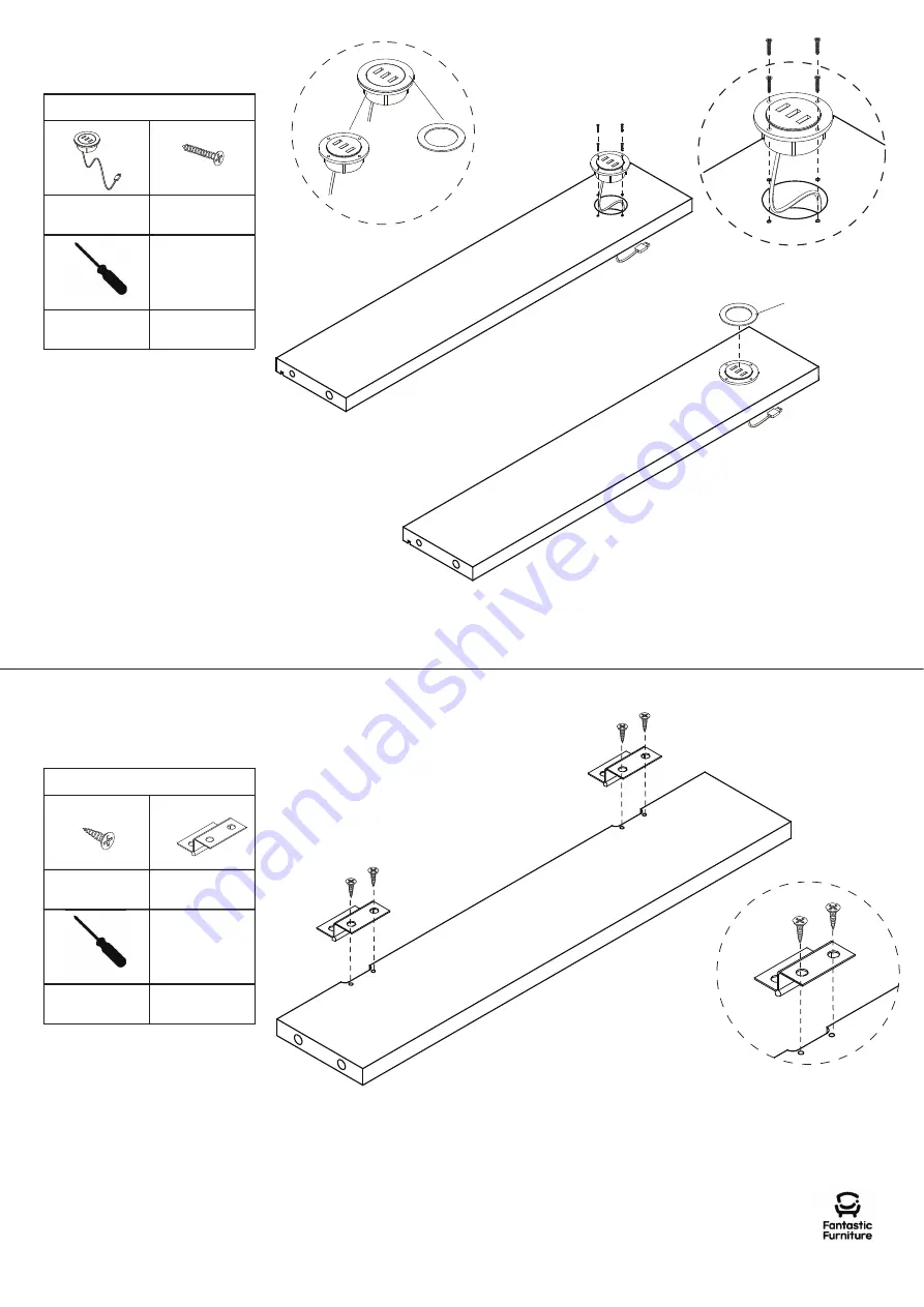 fantastic furniture Yarra Bedside With USB HUB Manual Download Page 6