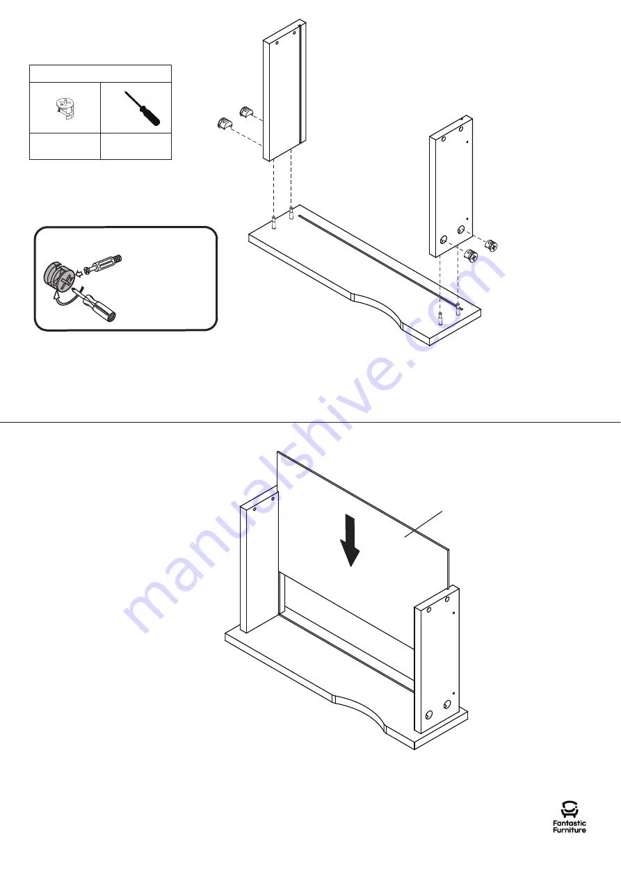 fantastic furniture Yarra Bedside With USB HUB Скачать руководство пользователя страница 12