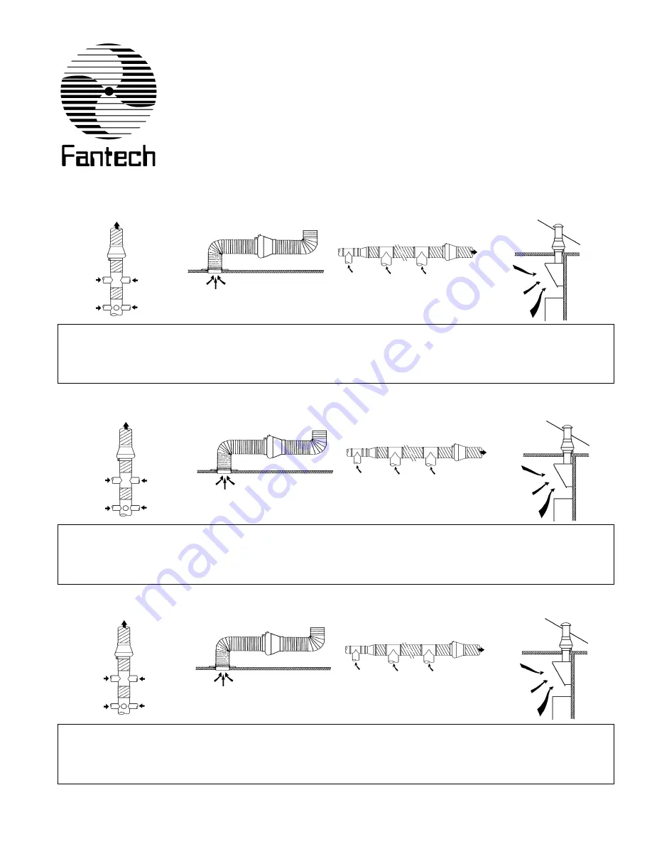 Fantech FX Series Installation And Maintenance Instructions Manual Download Page 1