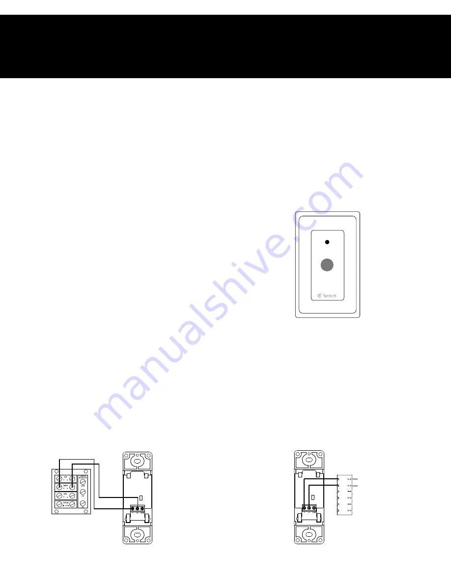 Fantech RTS2 Installation And Wiring Manual Download Page 1