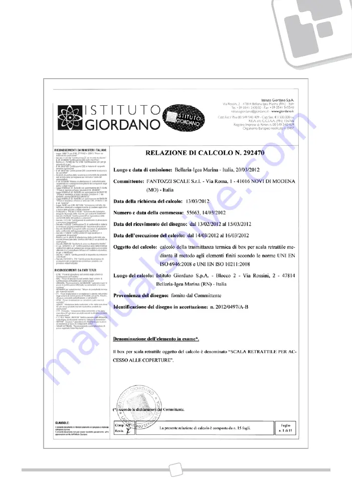 fantozzi scale ACI ALLUMINIO Скачать руководство пользователя страница 27