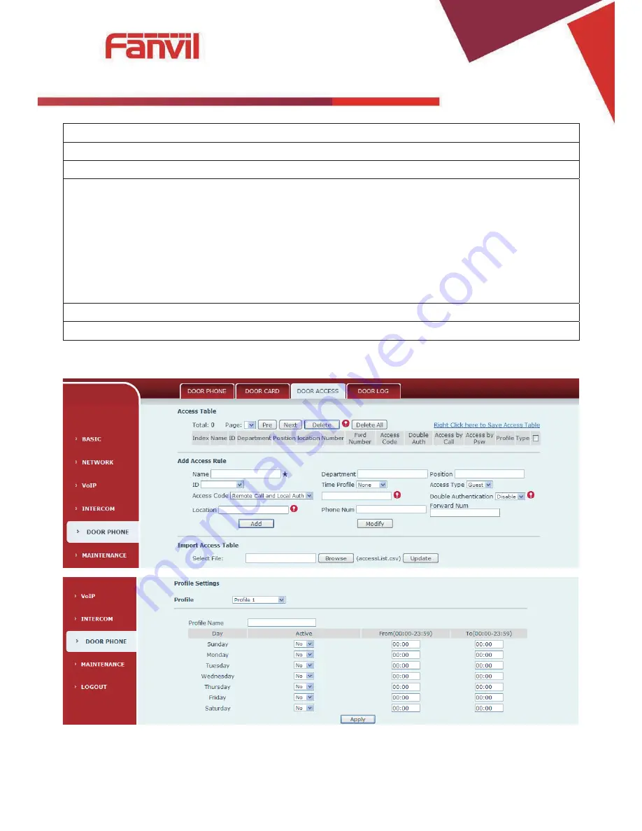 Fanvil i31 User Manual Download Page 40