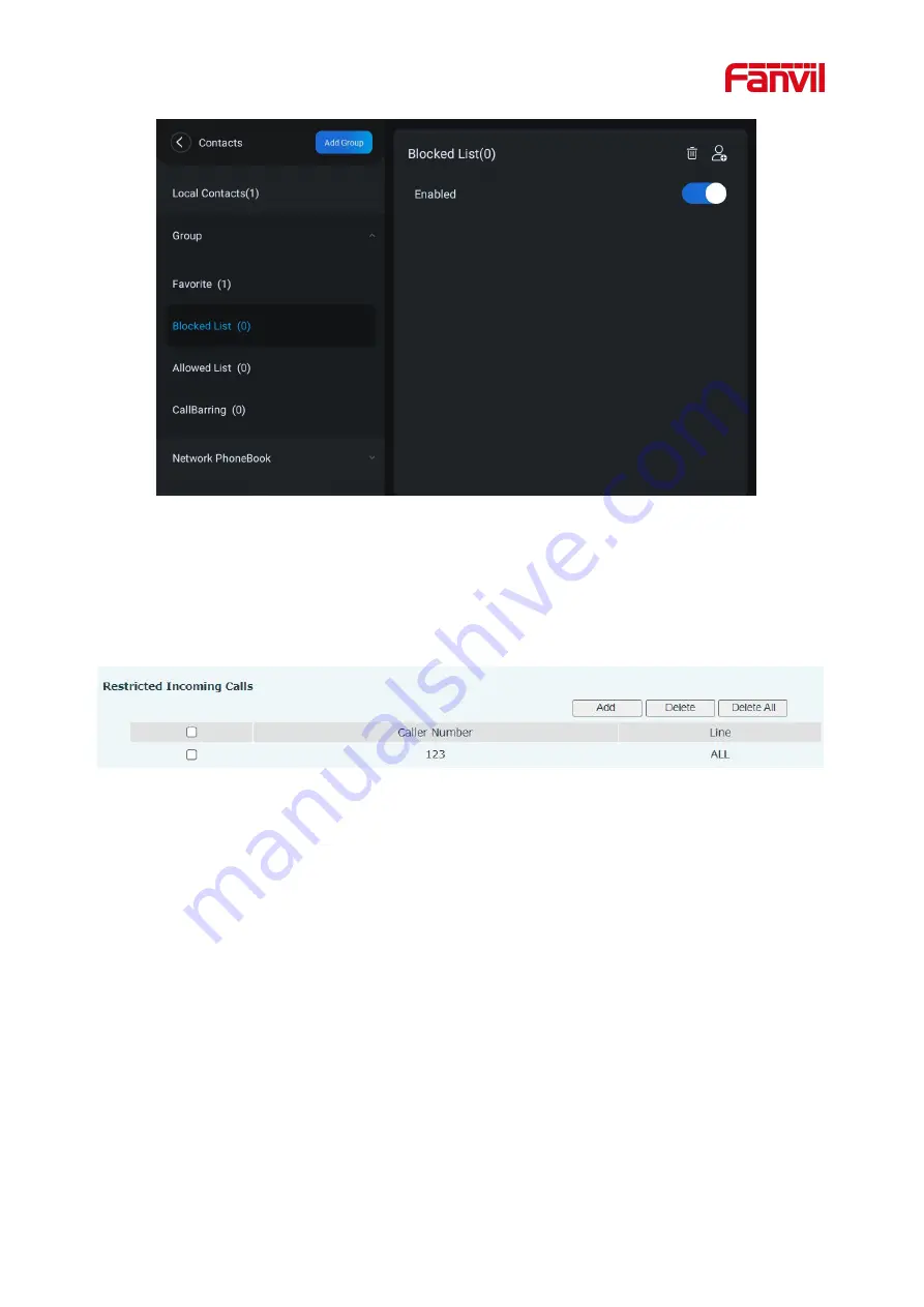 Fanvil i55A User Manual Download Page 75