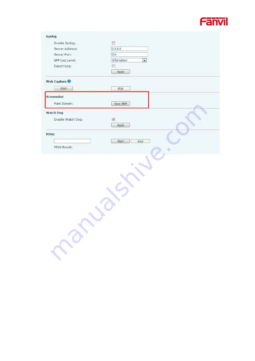 Fanvil i55A User Manual Download Page 125