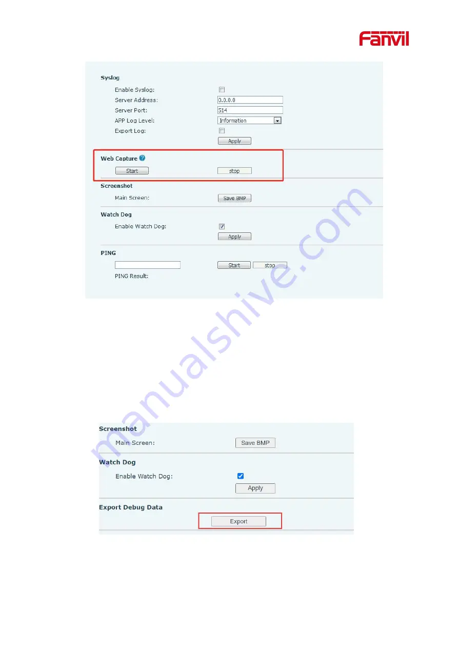 Fanvil i55A User Manual Download Page 126