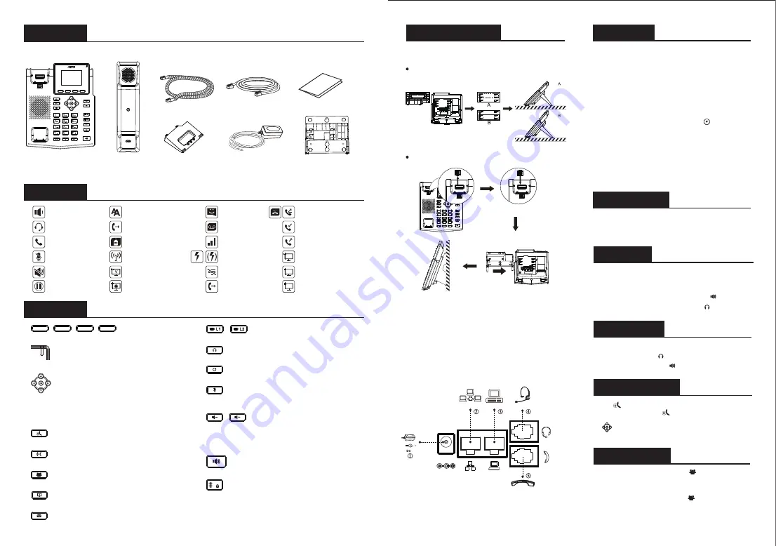 Fanvil X3S Basic Quick Installation Manual Download Page 2