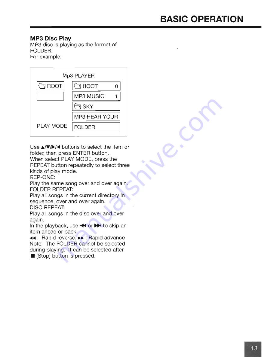 Farenheit DVD-34 Owner'S Manual Download Page 13