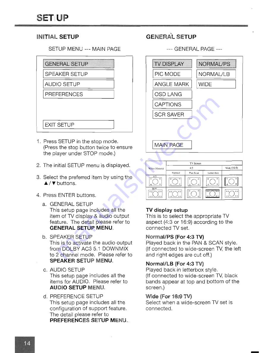 Farenheit DVD-34 Owner'S Manual Download Page 14