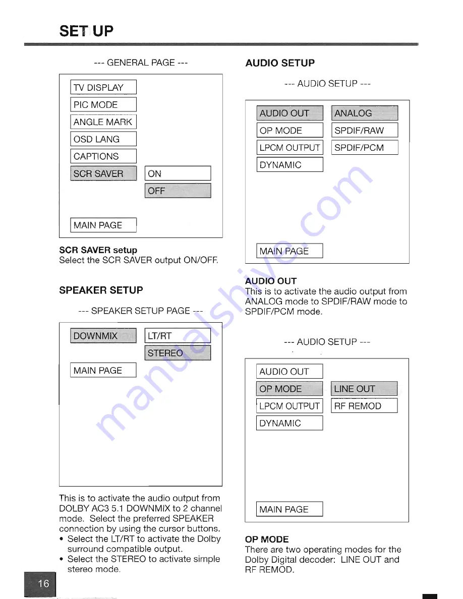 Farenheit DVD-34 Owner'S Manual Download Page 16