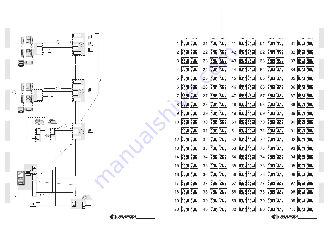 FARFISA INTERCOMS CD2131MAS Скачать руководство пользователя страница 14