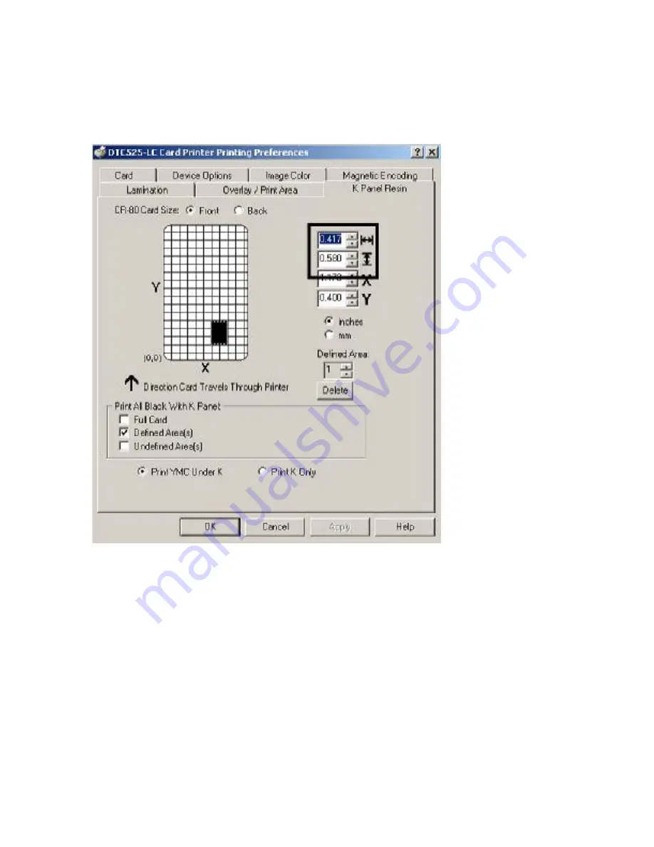 FARGO electronics DTC500 Series Скачать руководство пользователя страница 133