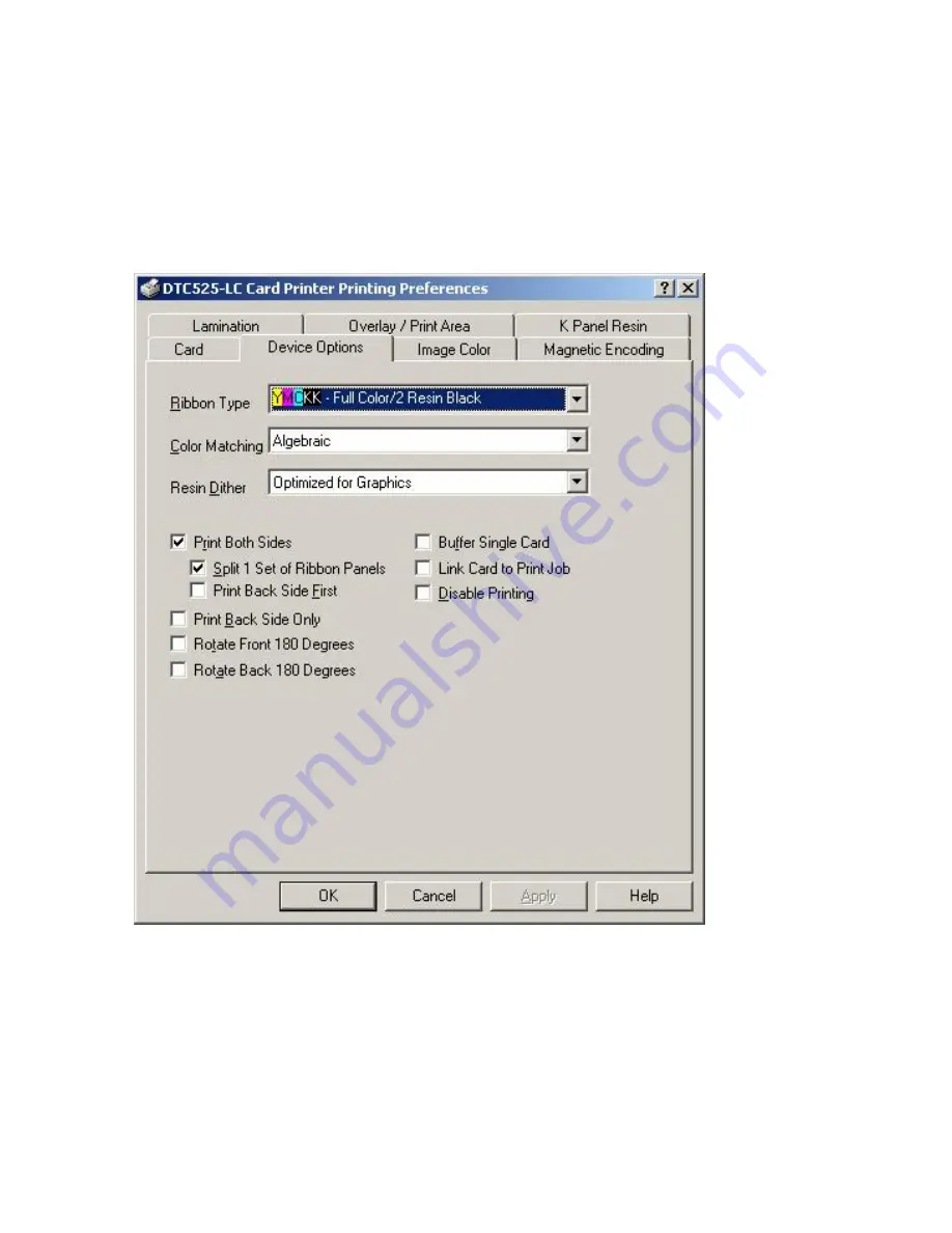 FARGO electronics DTC510 User Manual Download Page 154