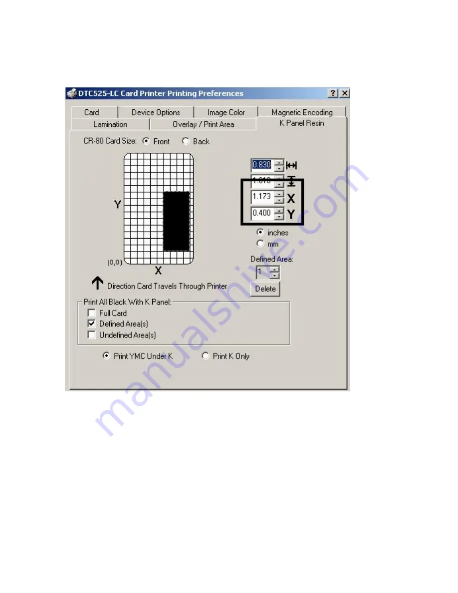 FARGO electronics DTC510 User Manual Download Page 181