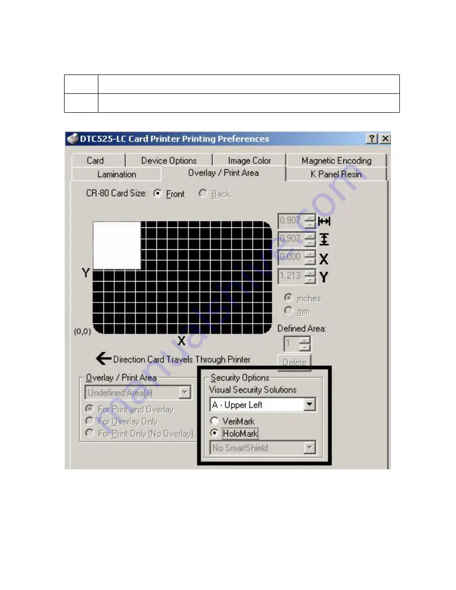 FARGO electronics DTC510 User Manual Download Page 212