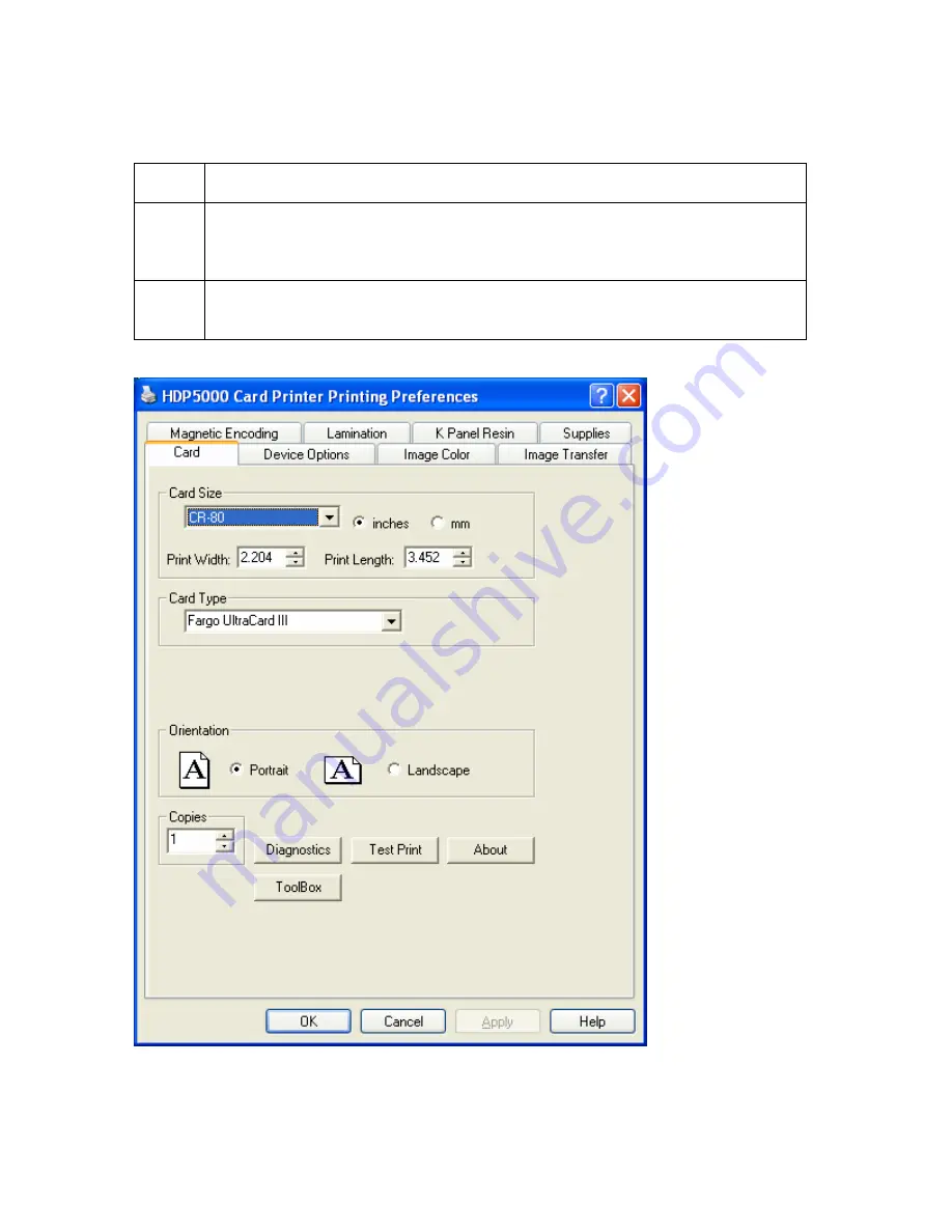 FARGO electronics HDP5000 dual-side Скачать руководство пользователя страница 123