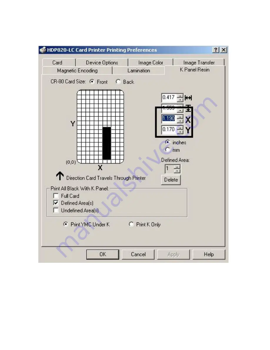 FARGO electronics HDP820 Service Manual Download Page 231