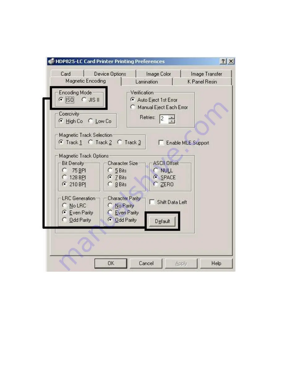 FARGO electronics HDP820 Service Manual Download Page 234