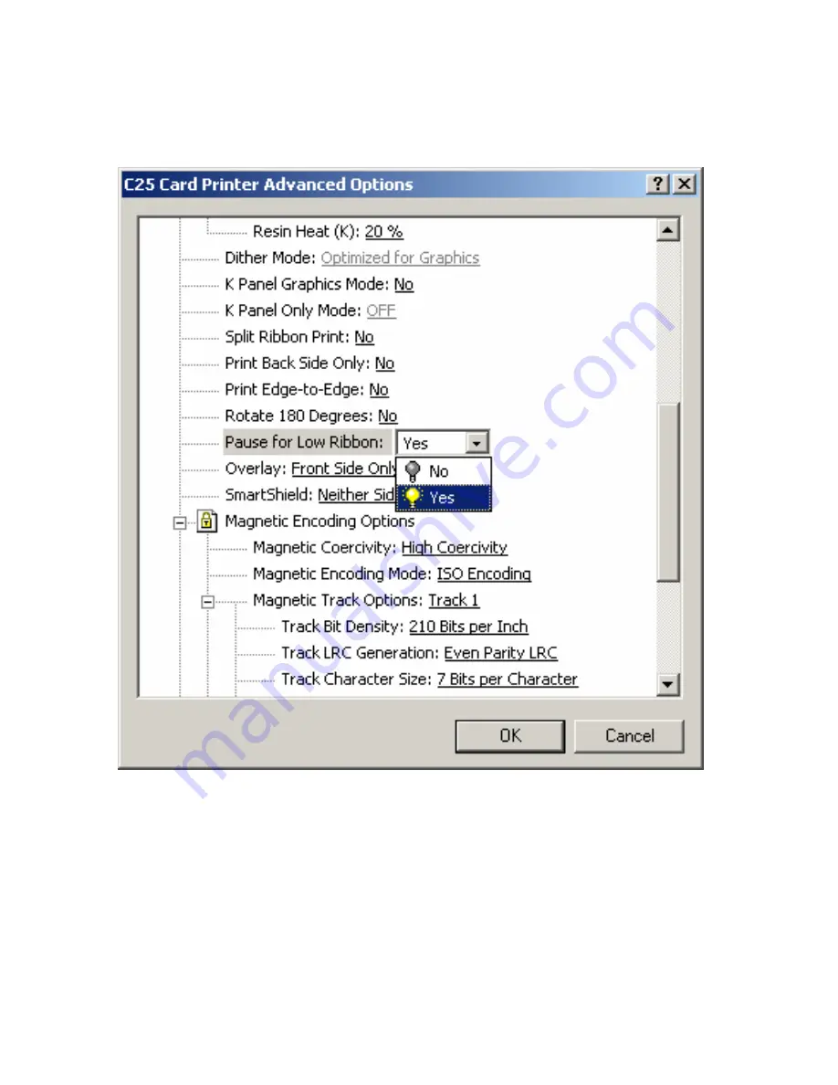 FARGO electronics Persona C25 User Manual Download Page 99