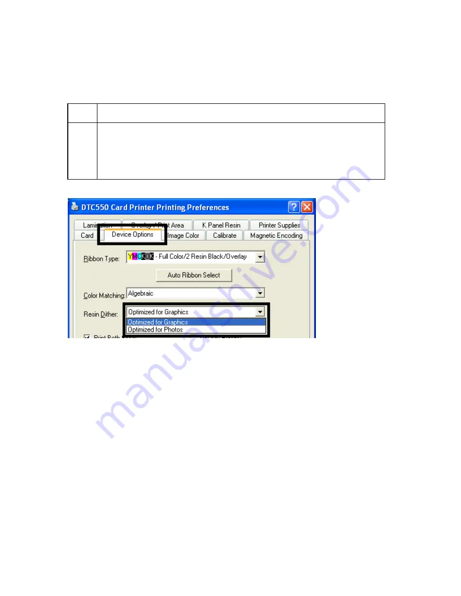 Fargo DTC550 User Manual Download Page 196