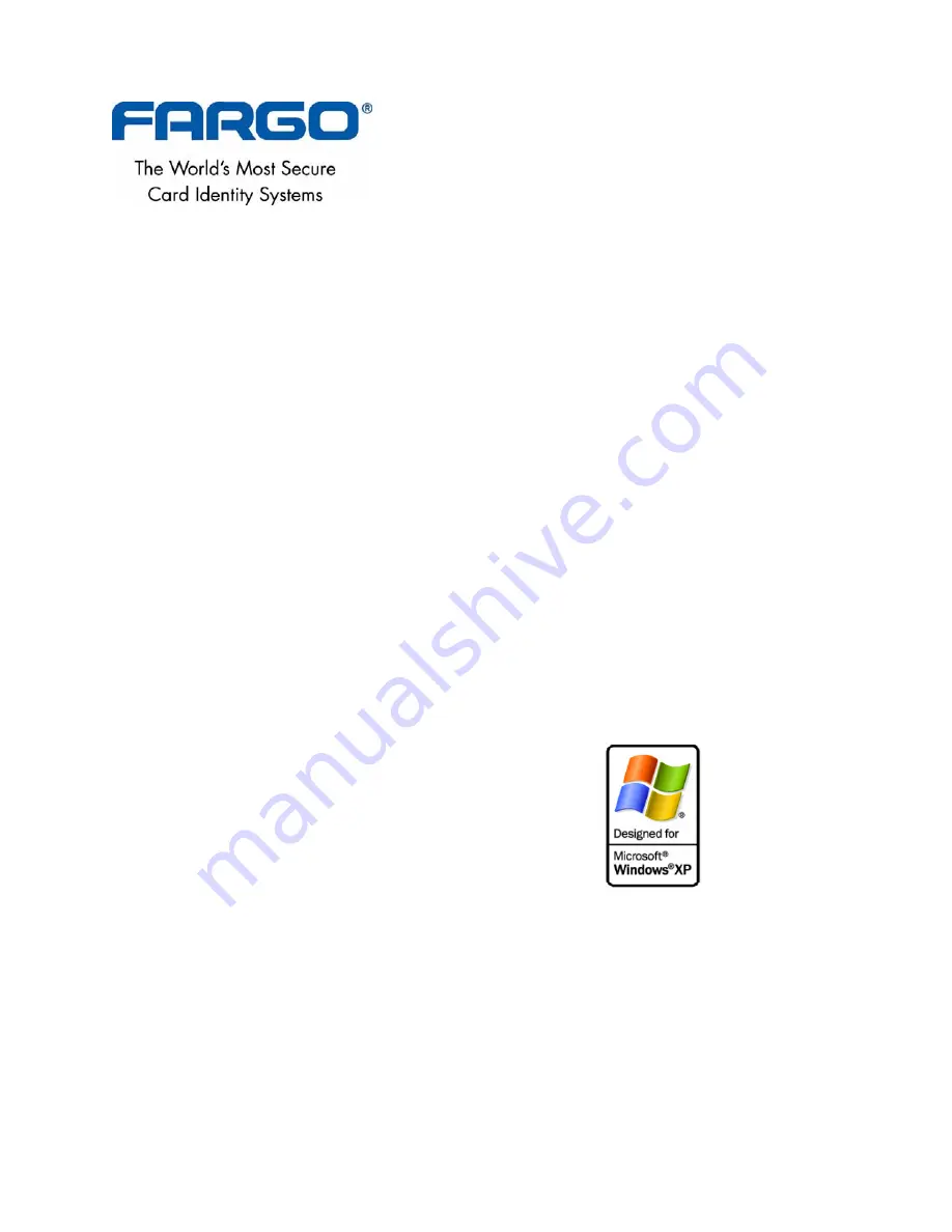 Fargo Persona M30 User Manual Download Page 1