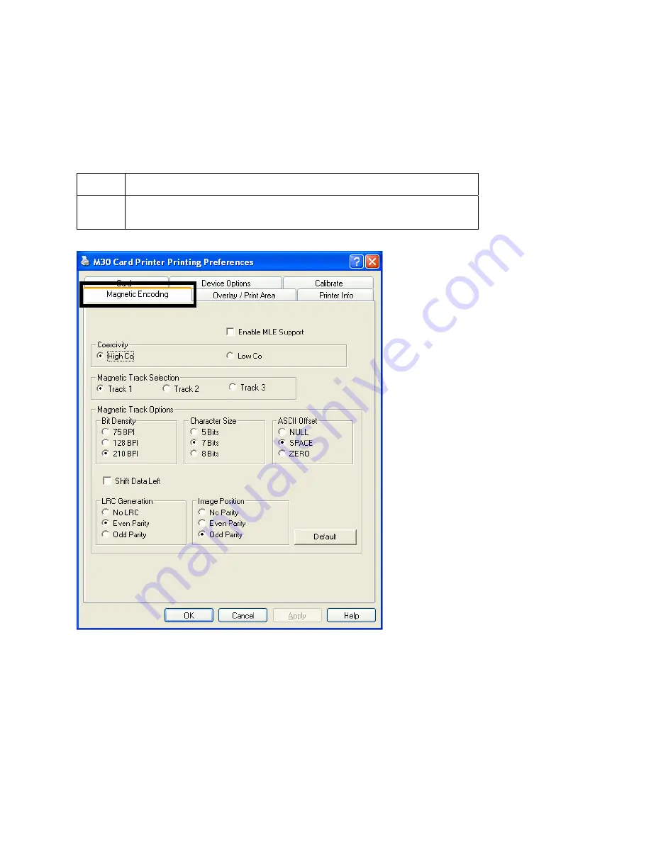 Fargo Persona M30 User Manual Download Page 127