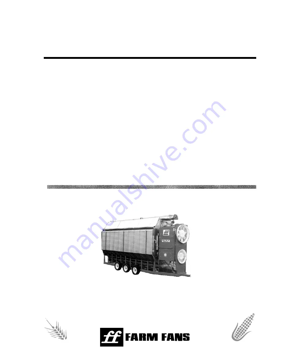 Farm Fans C-2120A Operator'S Manual Download Page 1