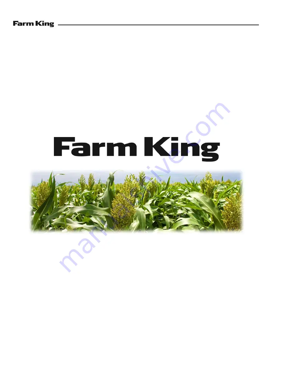 Farm King 13114 Скачать руководство пользователя страница 6