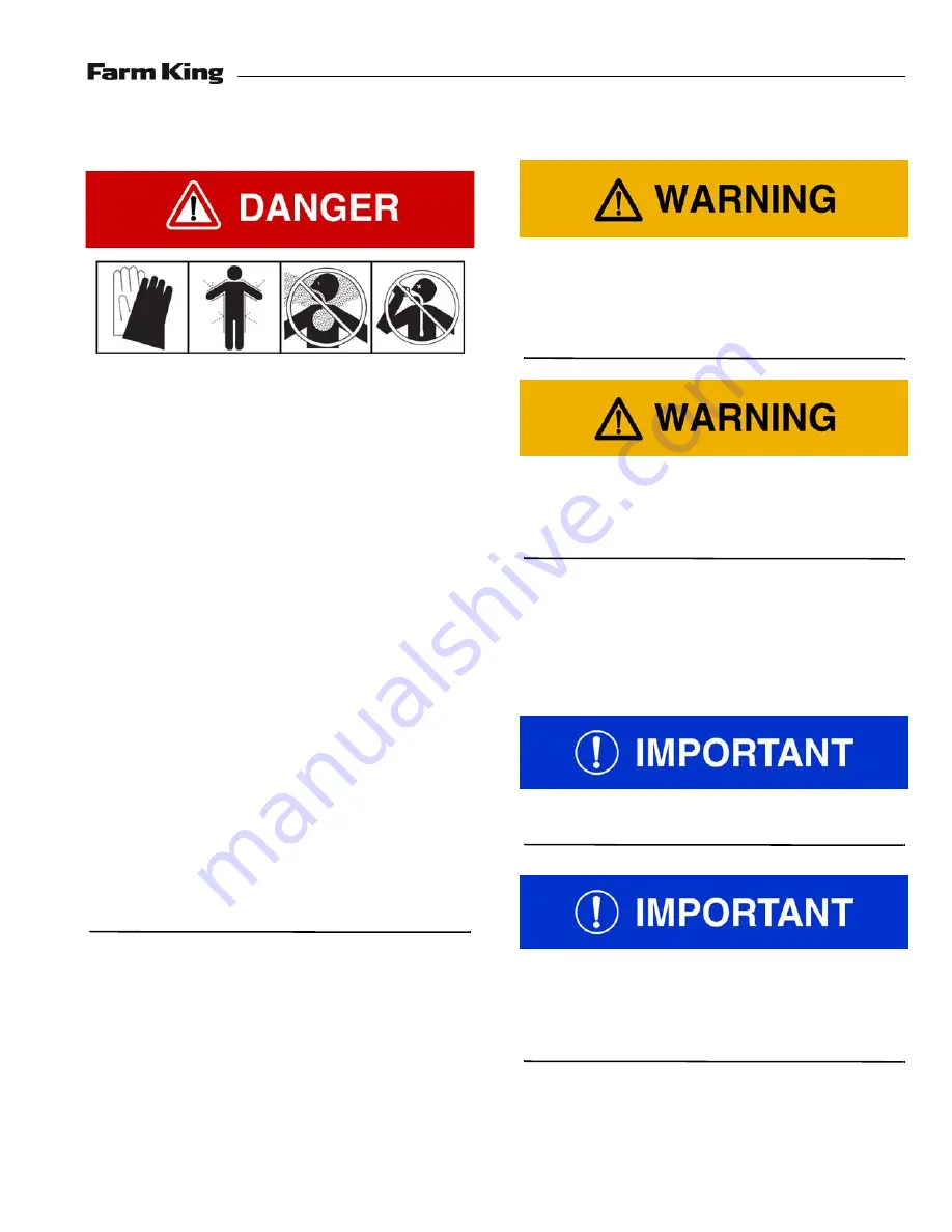 Farm King 1460 Operator And Parts Manual Download Page 57