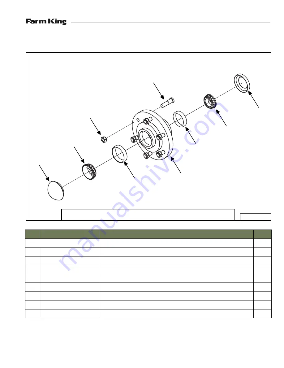 Farm King 1460 Operator And Parts Manual Download Page 131