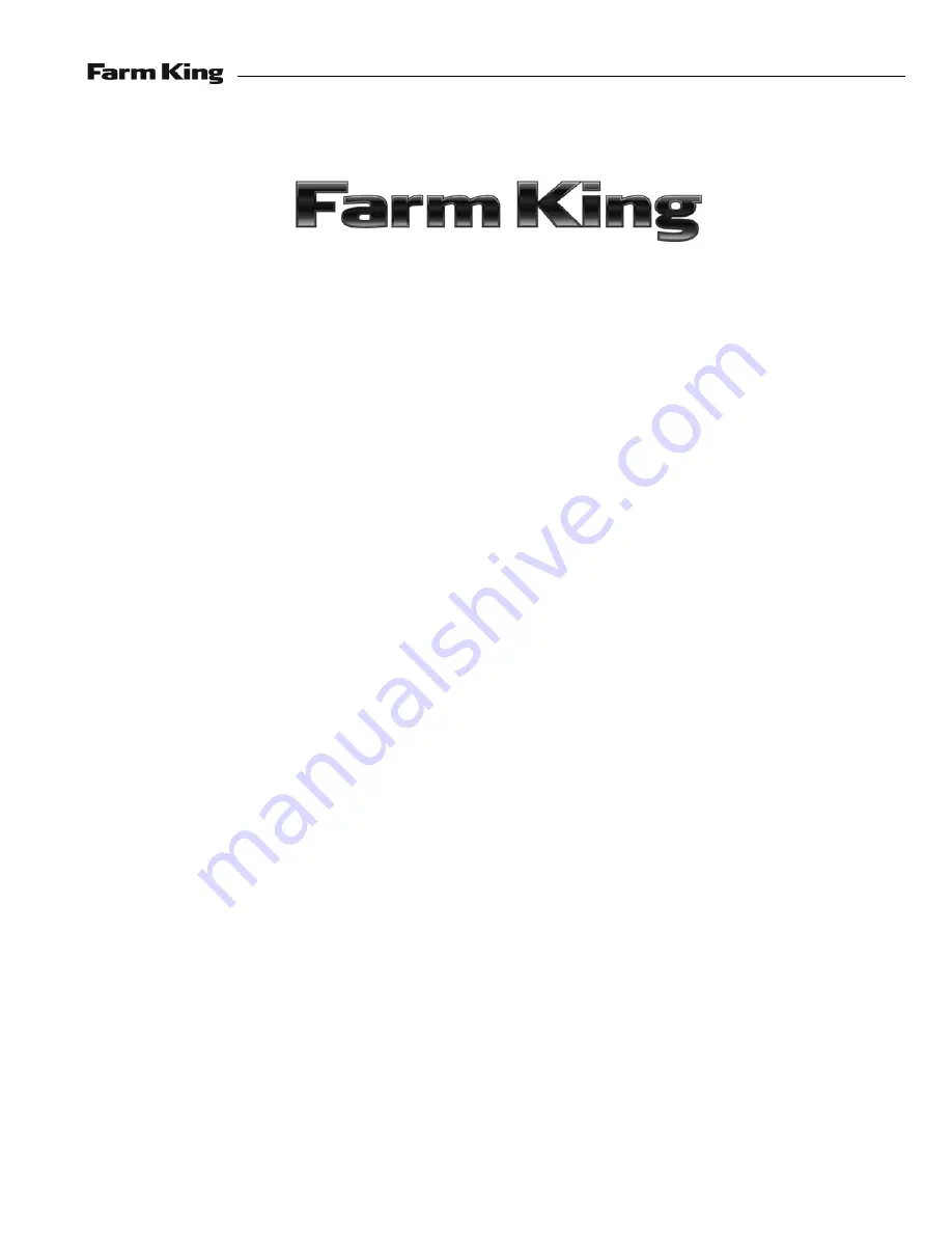 Farm King 2400 Скачать руководство пользователя страница 107