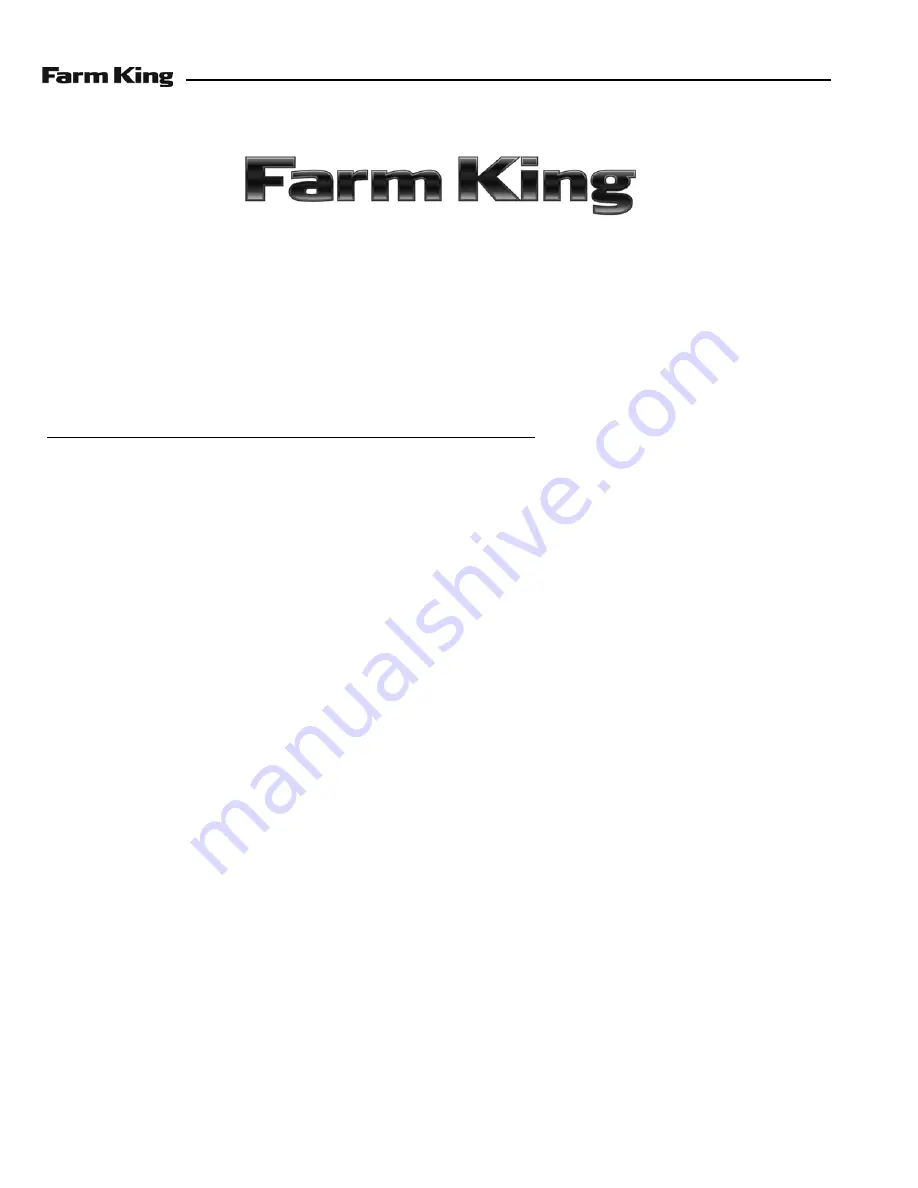 Farm King 2400 Скачать руководство пользователя страница 108