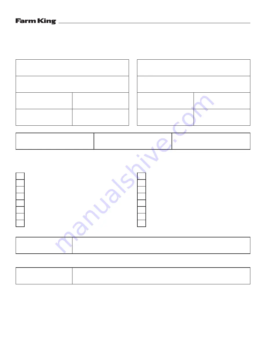 Farm King 4480XD Quick Start Manual Download Page 11